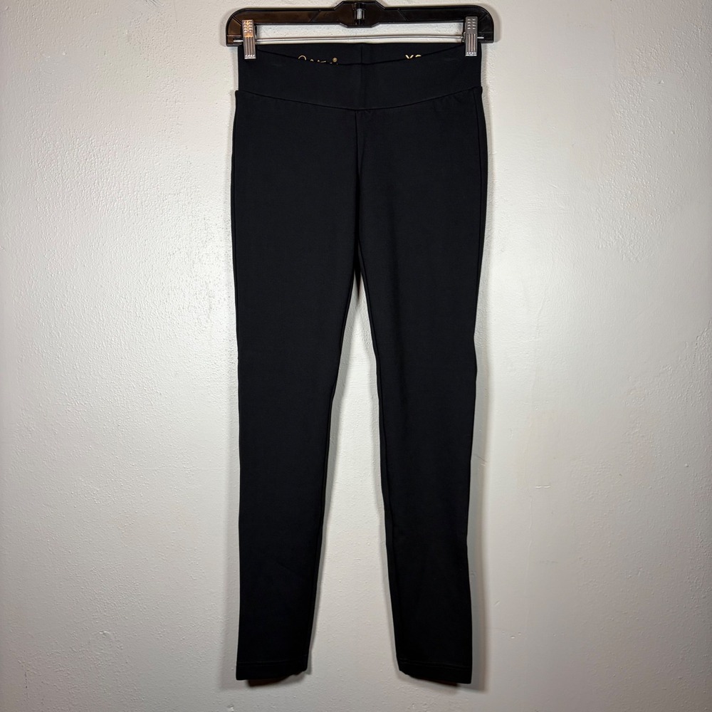 Lilly Pulitzer Mia Legging Womens XS Black Onyx High Rise Ponte Knit Pants 14572